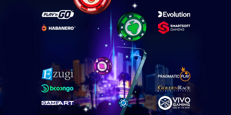 Nhà cái kết hợp với rất nhiều đơn vị phát hàng game casino trực tuyến